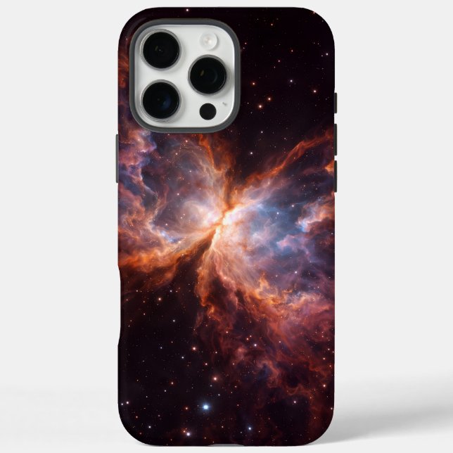 Black 4 Luxe iPhone 16 Pro Max, Butterfly Nebula Case-Mate iPhone Case (Back)