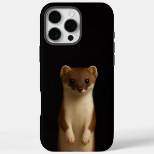 Black 4 Luxe iPhone 16 Pro Max, Elegant Weasel iPhone 16 Pro Max Case