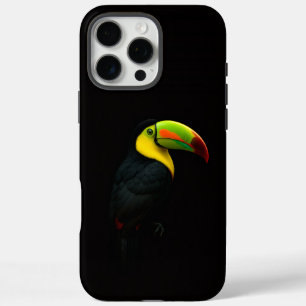 Black 4 Luxe iPhone 16 Pro Max , Keel Billed Tucan iPhone 16 Pro Max Case
