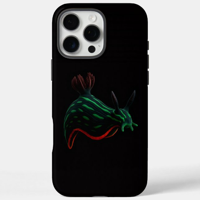 Black 4 Luxe iPhone 16 Pro Max, Neon Sea Slug Case-Mate iPhone Case (Back)