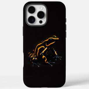 Black 4 Luxe iPhone 16 Pro Max, Orange Black Frog Max Case