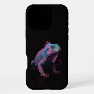 Black 4 Luxe iPhone 16 Pro Max, Pink Iguana Max Case