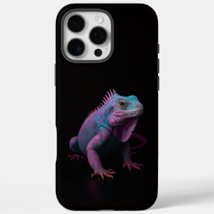 Black 4 Luxe iPhone 16 Pro Max, Pink Iguana iPhone 16 Pro Max Case