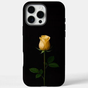 Black 4 Luxe iPhone 16 Pro Max, Sunlit Yellow Rose iPhone 16 Pro Max Case