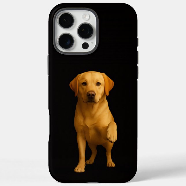 Black 4 Luxe iPhone 16 Pro Max, Tender Labrador Case-Mate iPhone Case (Back)