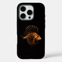 Black 4 Luxe iPhone 16 Pro, Red Lionfish