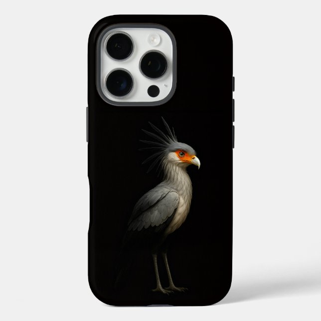 Black 4 Luxe iPhone 16 Pro, Secretarybird Case-Mate iPhone Case (Back)