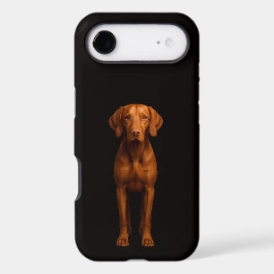 Black 4 Luxe iPhone 17 Air, Agile Vizsla Dog