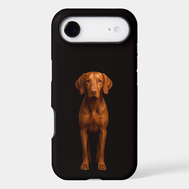 Black 4 Luxe iPhone 17 Air, Agile Vizsla Dog (Back)