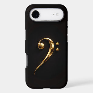 Black 4 Luxe iPhone 17 Air, Golden Bass Clef