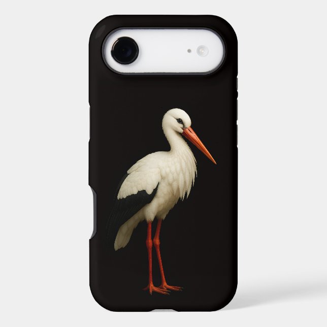 Black 4 Luxe iPhone 17 Air, Graceful Stork (Back)