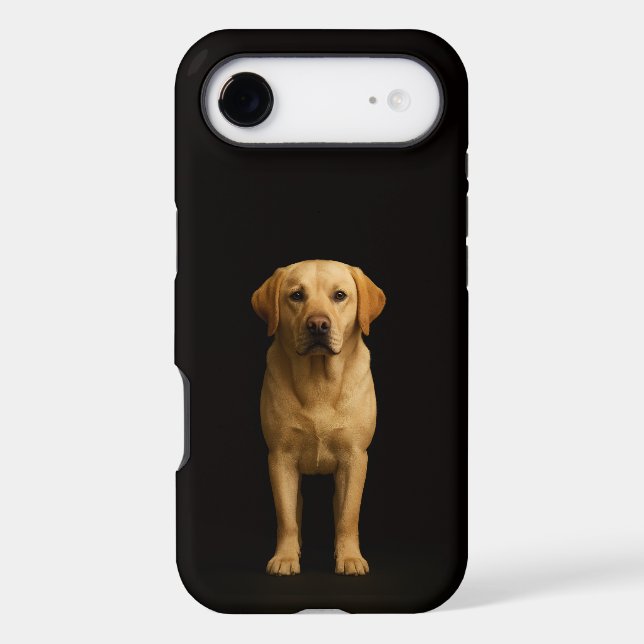 Black 4 Luxe iPhone 17 Air, Minimalist Labrador (Back)