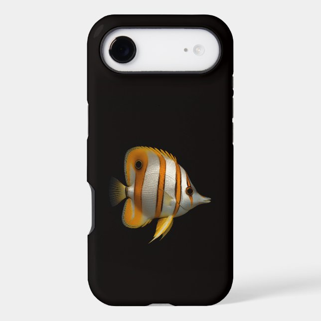 Black 4 Luxe iPhone 17 Air Reef Butterflyfish (Back)