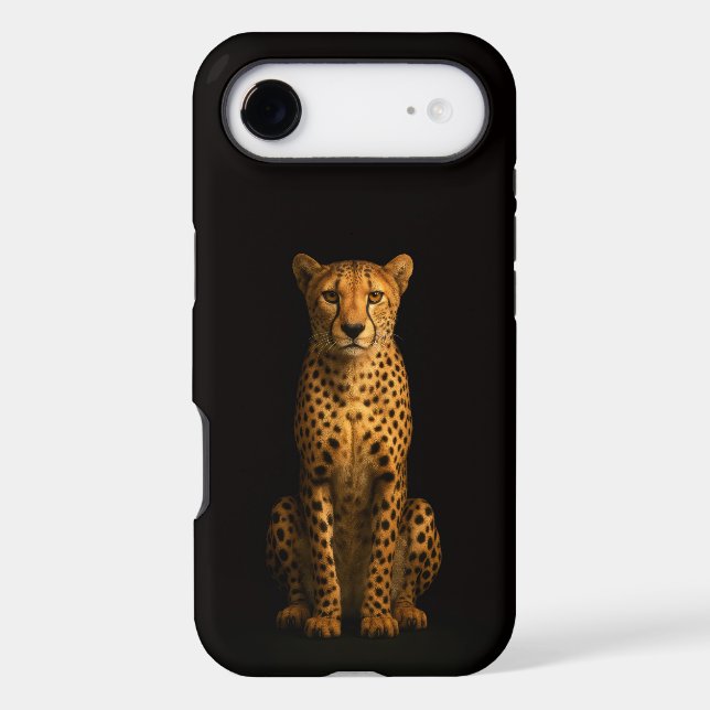 Black 4 Luxe iPhone 17 Air, Sleek Cheetah (Back)