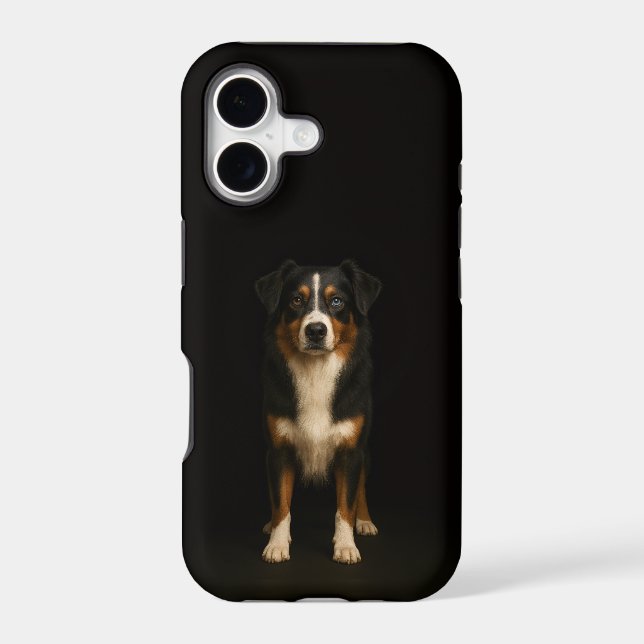 Black 4 Luxe iPhone 17 Mate, Aussie Shepherd (Back)
