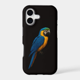 Black 4 Luxe iPhone 17 Mate Blue Yellow Macaw