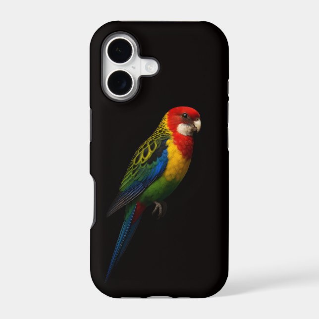 Black 4 Luxe iPhone 17 Mate Eastern Rosella Parrot (Back)