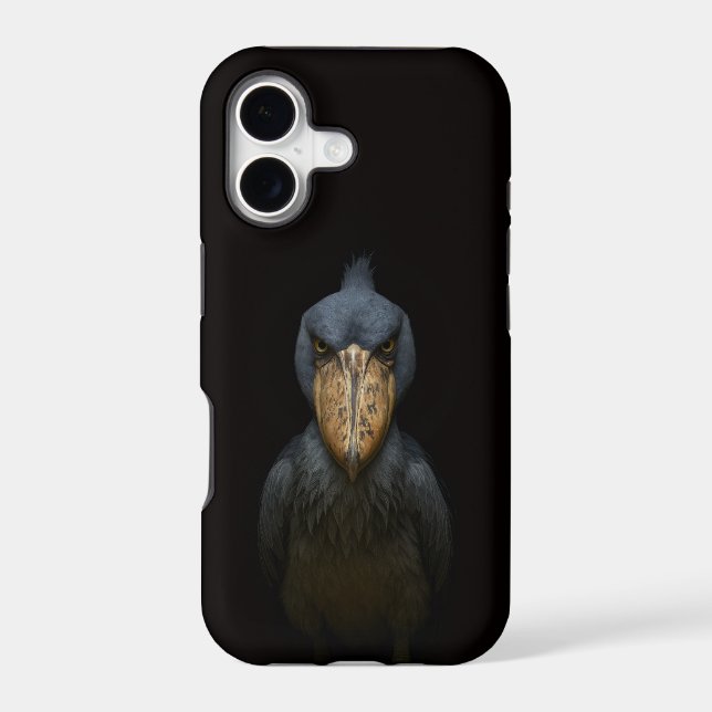 Black 4 Luxe iPhone 17 Mate Exotic Shoebill Bird (Back)