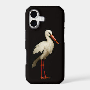 Black 4 Luxe iPhone 17 Mate, Graceful Stork