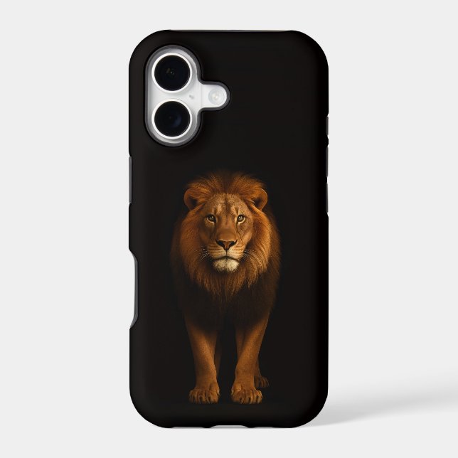 Black 4 Luxe iPhone 17 Mate, Majestic Lion (Back)