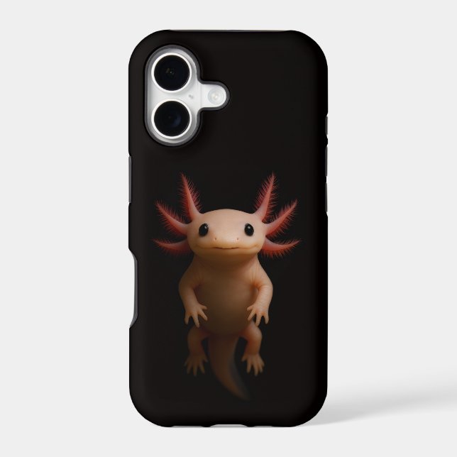 Black 4 Luxe iPhone 17 Mate Mexican Axolotl (Back)