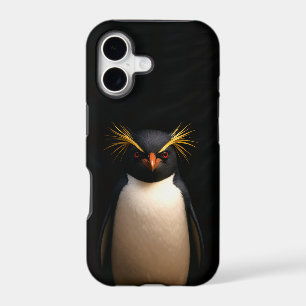 Black 4 Luxe iPhone 17 Mate, Rockhopper Penguin