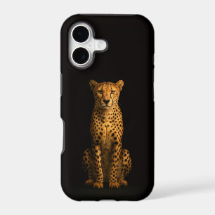 Black 4 Luxe iPhone 17 Mate, Sleek Cheetah