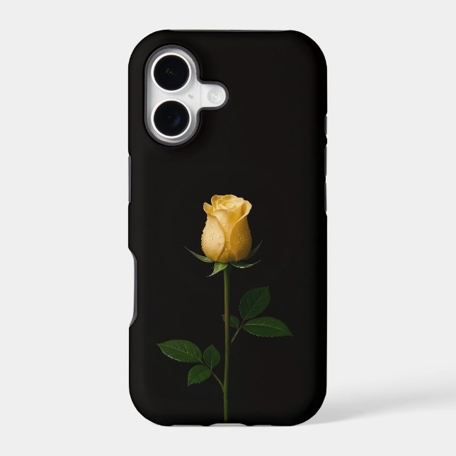 Black 4 Luxe iPhone 17 Mate, Sunlit Yellow Rose (Back)