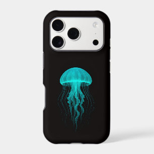 Black 4 Luxe iPhone 17 Pro, Aqua Glow Jellyfish