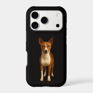 Black 4 Luxe iPhone 17 Pro, Classy Basenji Dog