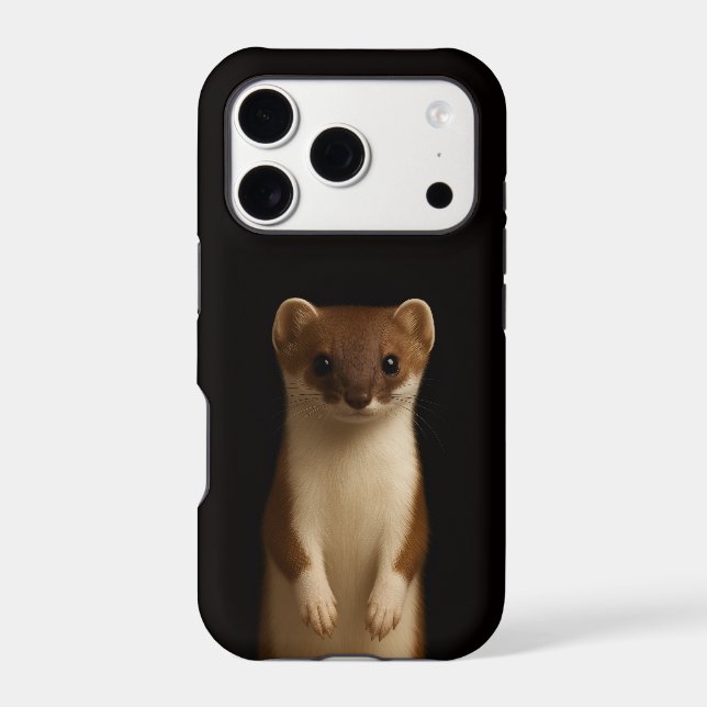 Black 4 Luxe iPhone 17 Pro, Elegant Weasel (Back)