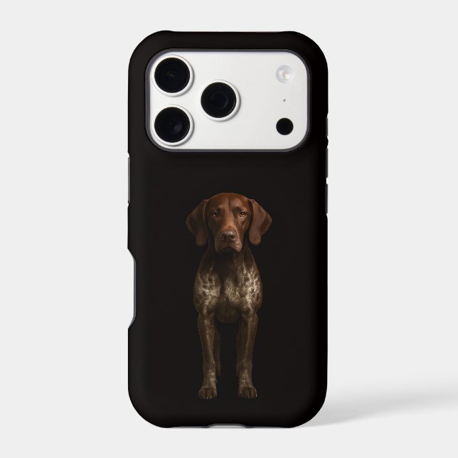Black 4 Luxe iPhone 17 Pro, German Pointer (Back)