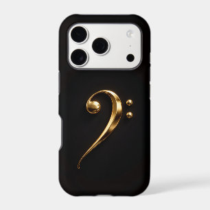 Black 4 Luxe iPhone 17 Pro, Golden Bass Clef