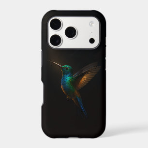 Black 4 Luxe iPhone 17 Pro, Hummingbird in flight