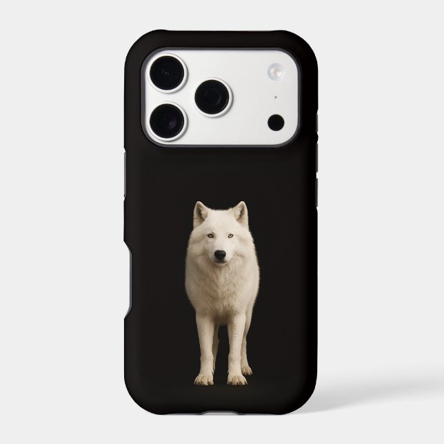 Black 4 Luxe iPhone 17 Pro, Ivory Arctic Wolf (Back)