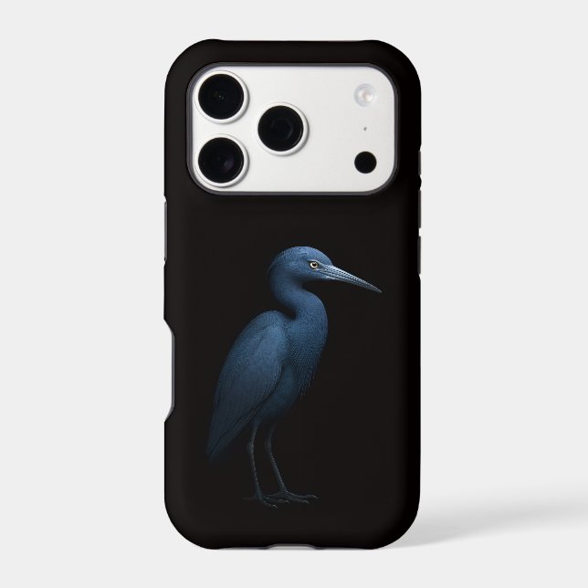 Black 4 Luxe iPhone 17 Pro, Little Blue Heron (Back)