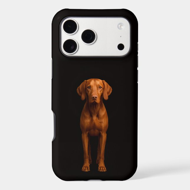 Black 4 Luxe iPhone 17 Pro Max, Agile Vizsla Dog (Back)
