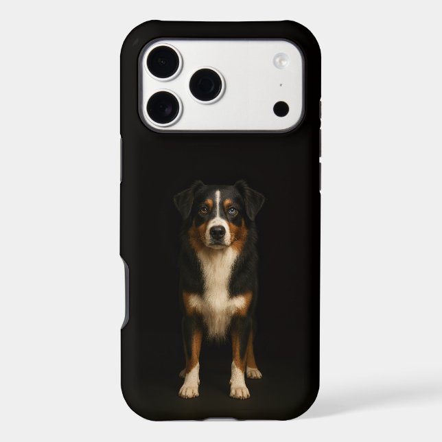 Black 4 Luxe iPhone 17 Pro Max, Aussie Shepherd (Back)