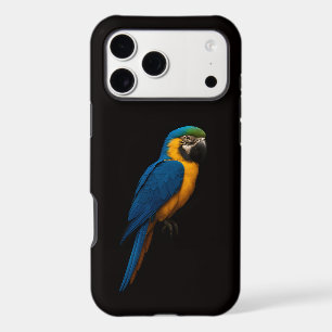 Black 4 Luxe iPhone 17 Pro Max Blue Yellow Macaw