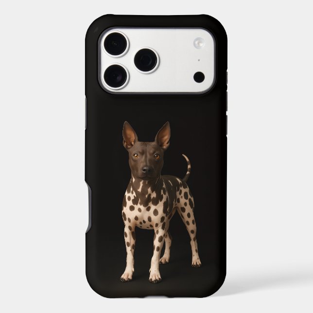 Black 4 Luxe iPhone 17 Pro Max, Hairless Terrier  (Back)
