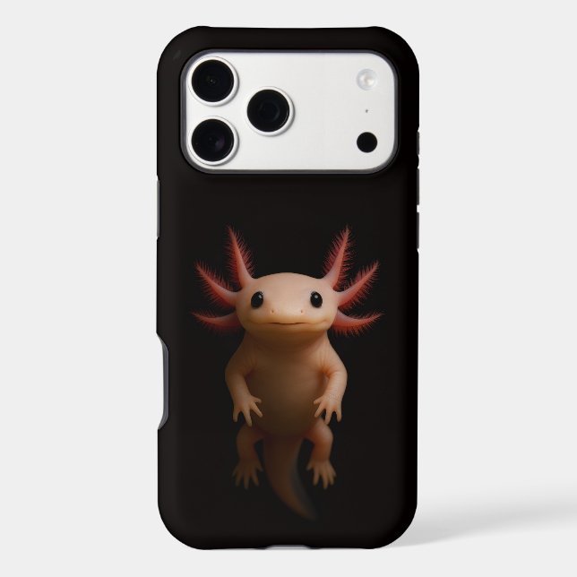Black 4 Luxe iPhone 17 Pro Max Mexican Axolotl (Back)