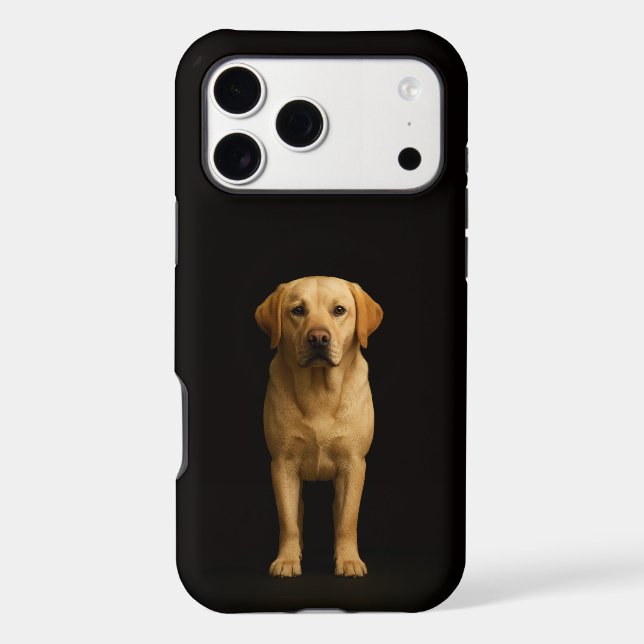 Black 4 Luxe iPhone 17 Pro Max Minimalist Labrador (Back)