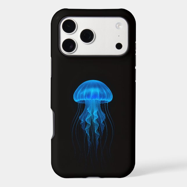 Black 4 Luxe iPhone 17 Pro Max Neon Jelly Fish (Back)