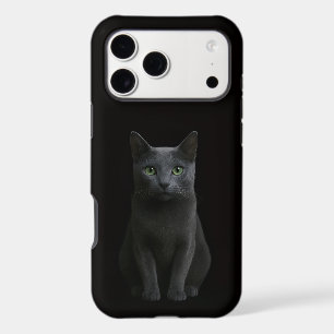 Black 4 Luxe iPhone 17 Pro Max Russian Blue Cat