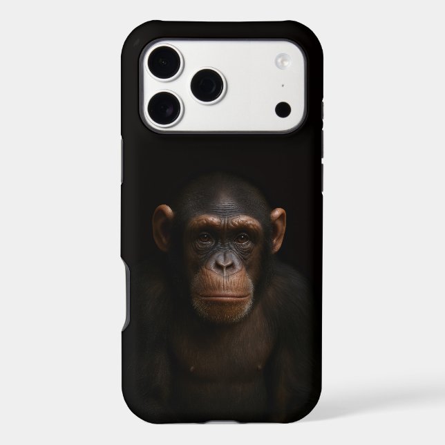 Black 4 Luxe iPhone 17 Pro Max, Serene Chimpanzee (Back)