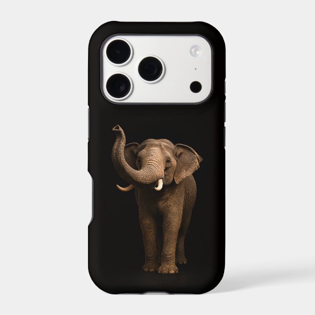 Black 4 Luxe iPhone 17 Pro, Mighty Elephant (Back)