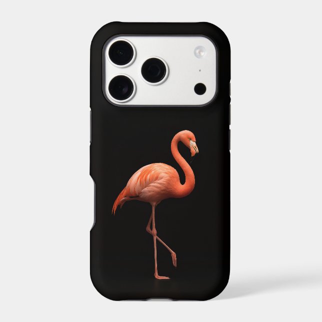 Black 4 Luxe iPhone 17 Pro, Pink Flamingo (Back)