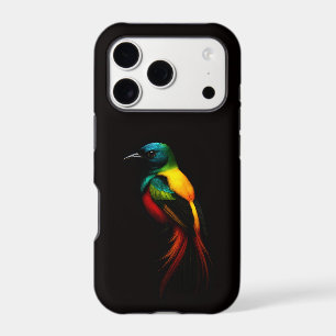 Black 4 Luxe iPhone 17 Pro, Rainbow Tropical Bird