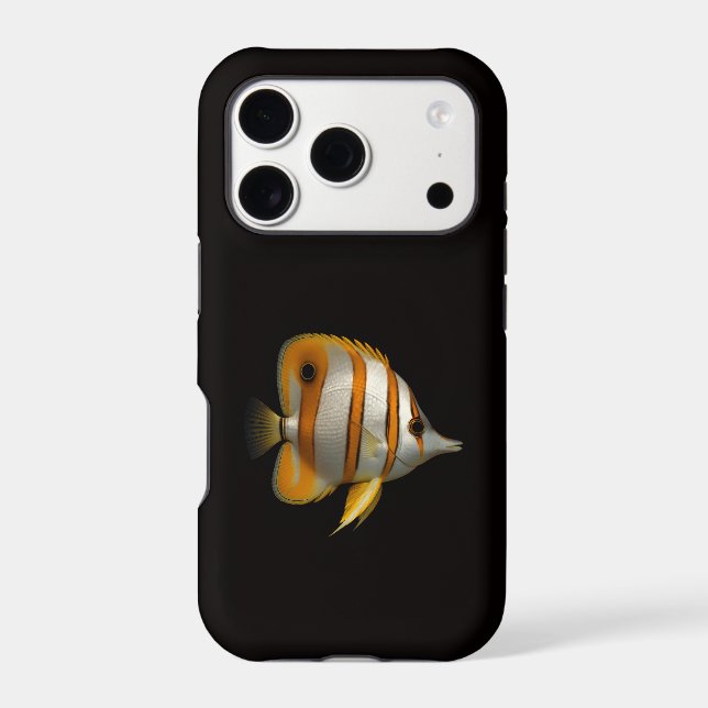 Black 4 Luxe iPhone 17 Pro, Reef Butterflyfish (Back)