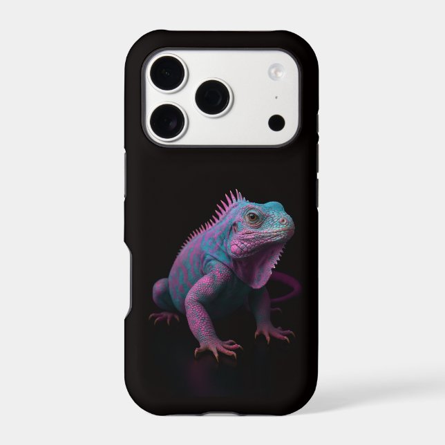 Black 4 Luxe iPhone 17 Pro, Tropical Iguana (Back)